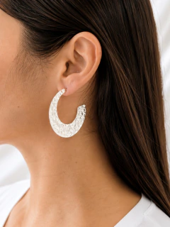 AROS OVAL - ACERO BLANCO