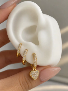 SET DE ARGOLLAS AMADEO - ENCHAPADO