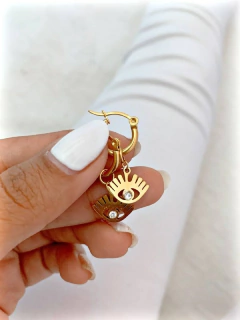 ARGOLLAS LIBANO 1.3CM - AC DORADO - comprar online