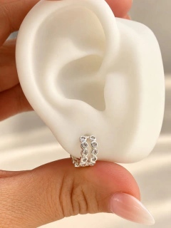 ARGOLLAS MELEK 1,1 CM - ACERO BLANCO - comprar online