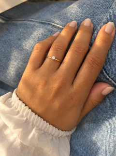 ANILLO KEYLER - ACERO DORADO - comprar online