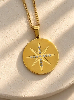 CONJUNTO ZOLAR - ACERO DORADO - comprar online