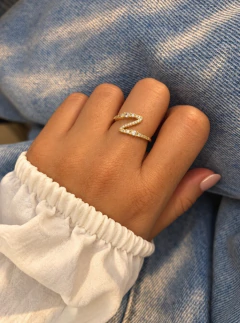 ANILLO LEAH - ENCHAPADO EN ORO - Hosanna Joyas