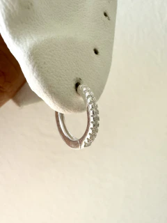 ARGOLLAS CARMELINA 1,3 CM - PLATA - tienda online