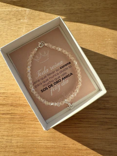 PULSERA AMIGA REINA - PLATA