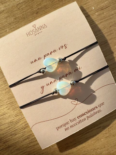 PULSERAS COMPARTIR LUNATIC CORAZÓN - ACERO QUIRÚRGICO