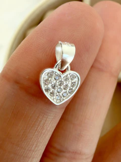 DIJE CORAZONCITO MICROPAVÉ - PL - comprar online