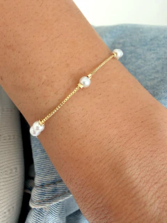 PULSERA PERLI II - ENCHAPADO