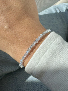 PULSERA ROXI TRIANGULAR GRIS - PLATA en internet