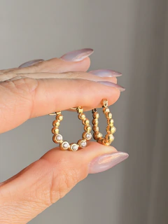 ARGOLLAS GIRONA 1,6CM - ACERO DORADO en internet