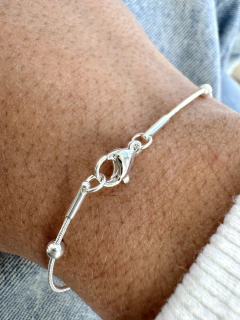 PULSERA HUNT - ACERO BLANCO - comprar online