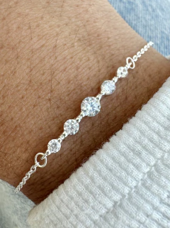 PULSERA BRILLET - PLATA