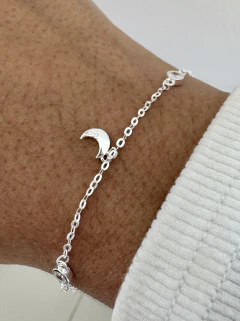 PULSERA LUNI BRILLO - PLATA