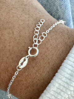 PULSERA LUNI BRILLO - PLATA - comprar online