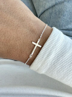 PULSERA CRUCIFIJO - PLATA en internet