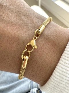 PULSERA CIELO INFINITO - ACERO DORADO - comprar online