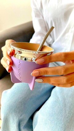 MATE ECOLÓGICO LILA - BOCA ANCHA - comprar online