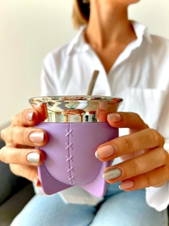 MATE ECOLÓGICO LILA - BOCA ANCHA