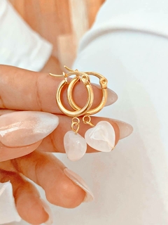 ARGOLLAS NACAR CORAZON - AD - Hosanna Joyas