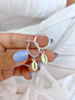 ARGOLLAS CARACOLA PASTEL - AB - Hosanna Joyas