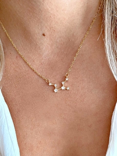 CONJUNTO CONSTELACION VIRGO - AC DORADO - Hosanna Joyas
