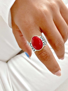 ANILLO CORAL OVALADO - PL en internet