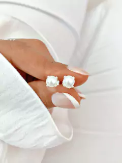 ARO PERLA ENGARZADA 5MM - PL - comprar online
