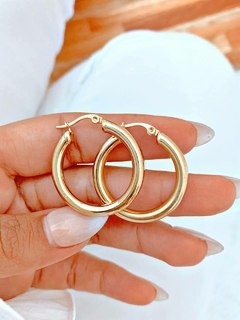 ARGOLLA LIZ 3CM - AC DORADO