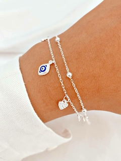 PULSERA DOBLE OJITO - PL - comprar online