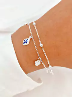 PULSERA DOBLE OJITO - PL - comprar online
