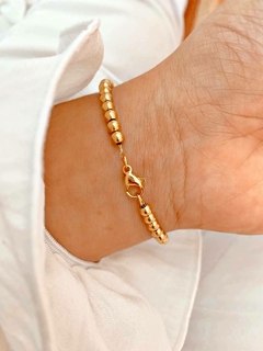 PULSERA DEO CORAZON - AC DORADO - comprar online