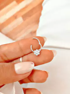 ARGOLLA SOLITARIA FLOR - AC - comprar online