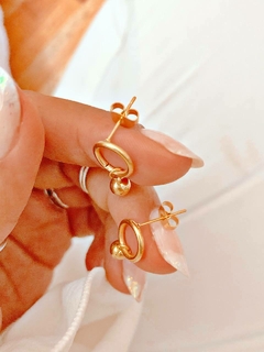 ARO BALL COLGANTE - AC DORADO - comprar online