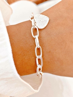 PULSERA CORAZON HEART - AB - Hosanna Joyas