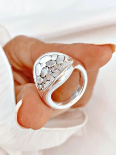 ANILLO INFLADO NAZARA - PL - Hosanna Joyas