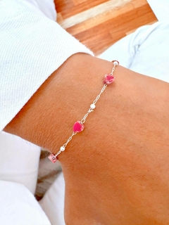 PULSERA CORI FUSCIA - AB