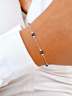 PULSERA CIRCLE NEGRO - AB