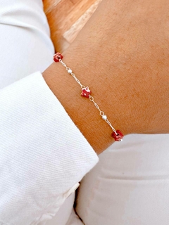 PULSERA ESTRE ROJO - AB