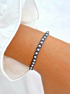 PULSERA HILO LUCKY XS NEGRA - PL