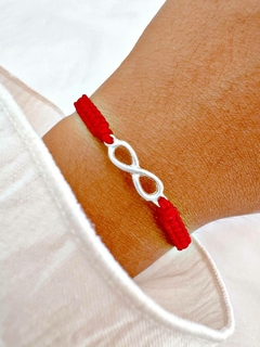 PULSERA HILO INFINITO ROJA - PL - comprar online