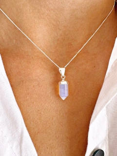 CONJUNTO PENDULO PIEDRA LUNA - PL - comprar online