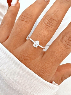 ANILLO OVAL LISO - PL