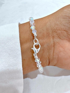 PULSERA ACRILIC CORAZON TRANSPARENTE - AB en internet