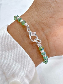 PULSERA A BALL VERDE - AB en internet
