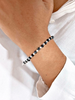 PULSERA A BALL NEGRO - AB