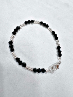 PULSERA THREE BALLS NEGRO - AB en internet