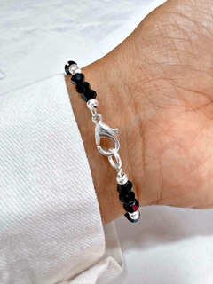 PULSERA THREE BALLS NEGRO - AB - comprar online