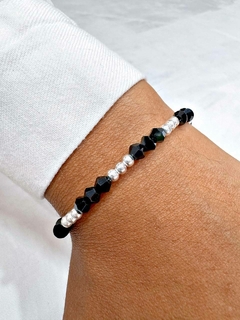 PULSERA THREE BALLS NEGRO - AB