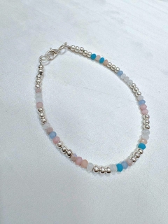 PULSERA THREE BALLS PASTEL - AB - Hosanna Joyas