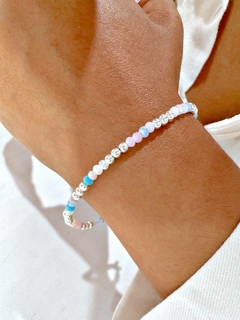 PULSERA THREE BALLS PASTEL - AB